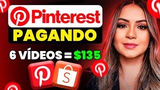 APRENDA COMO GANHAR $135 A CADA 6 VÍDEOS USANDO O PINTEREST (Como Ganhar Dinheiro no Pinterest)