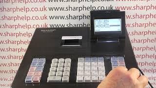 Secret # Error Message Sharp XE-A207 / XEA207 / XEA 207 Cash Registers