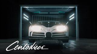 BUGATTI CENTODIECI at the Wind Tunnel