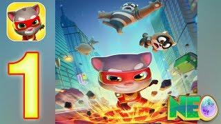 Talking Tom Hero Dash: Gameplay Walkthrough Part 1 - Tom The Superhero (iOS, Android)