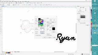 Corel Draw Tips & Tricks Making a name Key chain