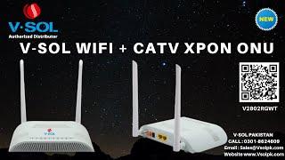 V-SOL CATV + WIFI ROUTER xPON ONU