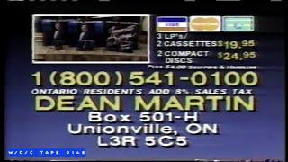 Dean Martin Treasury LP Commercial - 1985