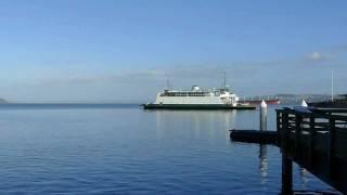 Washington State Ferry Rhododendron DEPARTS from  Point Defiance for the Last Time