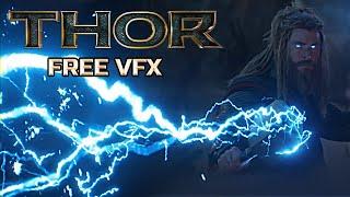 Thor ◈ Lightning Attack (Towards Camera)◈ FREE VFX Marvel inspired Visual Effects / Lightning Strike