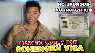 HOW TO APPLY FOR SCHENGEN VISA FOR EUROPE! SOLO TRAVELER WITHOUT SPONSOR