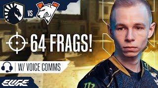 Dropping 64 Kills in Pro League vs. Virtus Pro (with Voice Comms) - CS:GO