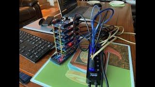 DIY arduino crypto mining tower