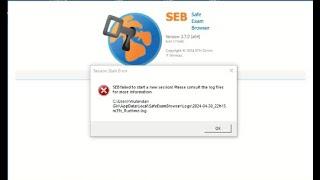 Cara Mengatasi Error Safe Exambrowser | SEB failed to start a new session