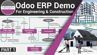 Odoo ERP for Engineering and Construction Companies - Part 1 | Apagen Solutions Pvt Ltd (Odoo Demo )