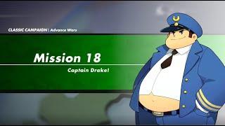 Advance Wars 1+2: Reboot Camp - AW1 Campaign - Mission 18: Captain Drake! (Andy, Rank S, Score: 300)