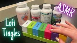 ASMR | Sort Vitamins With Me  (Tapping, Counting, Pill Sounds)