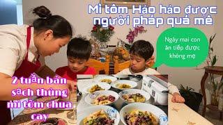 Mì tôm chua cay Việt Nam người pháp quá chừng mê/phản ứng của các con khi ăn 0 hết đồ ăn