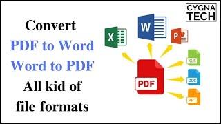 How To Convert A Document From One Format To Another | Totally FREE Online Document Format Converter