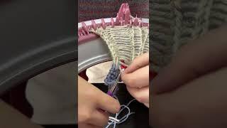 How to make ribbing on the sentro knitting machine! #sentro #sentroknittingmachine #knittingmachine