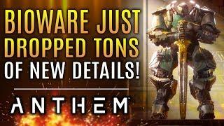 Anthem - Bioware Just Dropped a TON of NEW INFO! The Fury, Removed Features! 3rd Stronghold!