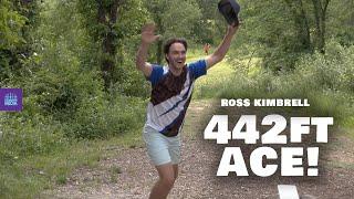 Ross Kimbrell Throws A Pure Lefty Line For A 442ft Disc Golf ACE!!