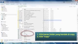 cara mengcopy memindah menyimpan data dari komputer ke flashdisk