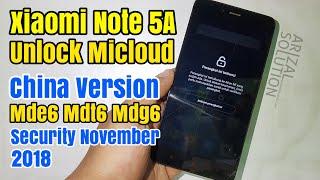 Xiaomi Note 5A Ugglite Unlock Micloud China Version Mde6 Mdt6 Mdg6 Perangkat Bandel (Bypass Disable)