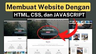 MUDAH! BUAT WEBSITE TRAVEL DENGAN HEADER VIDEO // Membuat Website Dengan HTML CSS dan Javascript