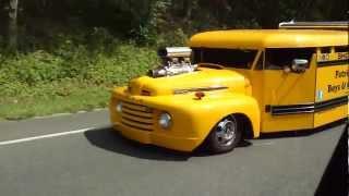 HOT ROD SCHOOL BUS * "BE COOL STAY IN SCHOOL" MAGIC SCHOOL BUS * INSANE CHOPPED TOP * PRO STREET