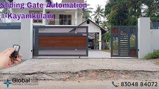 Automatic Sliding Gate installed at Kayamkulam, Alappuzha| Remote controlled gate 8304884072