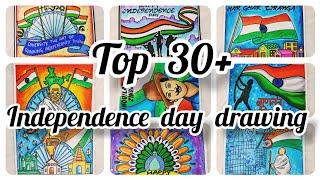 Independence Day drawing easy step/Veer Gatha Project Drawing Independence day poster drawing