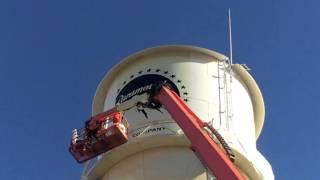 PROLAB Digital Wrapping the Paramount Studios Water Tower