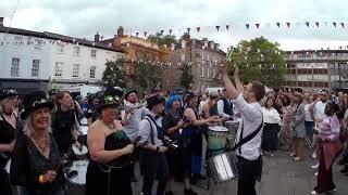 Sambassadors play Warwick Folk Festival 24 - Market Square