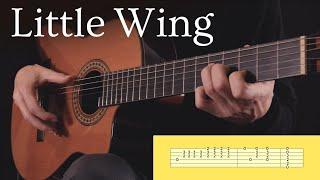 Little Wing (Jimi Hendrix) = Fingerstyle Cover + TAB