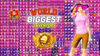 PUBG MOBILE LITE WORLD BIGGEST INVENTORY | PUBG LITE SEASON 1 INVENTORY#pubglite #rushgameplay