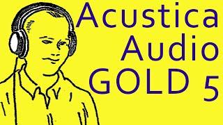 Acustica Audio Gold 5 Demo on Synth, Guitar and Drums by Real Home Recording