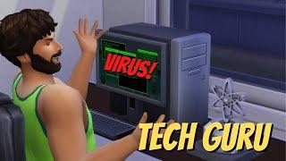 The Sims 4 Tech Guru Career - Hacking for money Ep 2