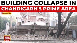 Four-storey building collapses in Chandigarh's Sector 17C | India Today