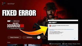 Fix Call of Duty Modern Warfare III Error Code 0x00001338 (12488)N On PC (Game Pass Users)