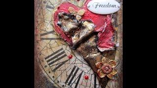 Freedom Canvas- Mixed Media By Keren Tamir