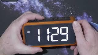 KOOSIN FM Radio Alarm Clock Review and a basic tutorial on how to use