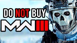 Don't Buy Modern Warfare 3.
