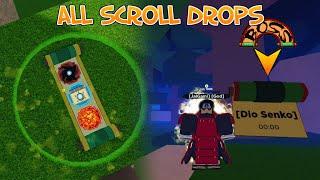 [CODE] ALL *NEW* SCROLL BOSS DROPS LOCATION IN Shindo Life | Roblox