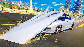 5600HP Drag Flip Car Destroyed The Cops In GTA 5 RP