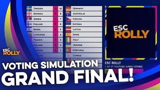 Eurovision 2023 | GRAND FINAL - FULL VOTING - Voting Simulation (Youtube Jury + YOUR Televoting)