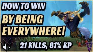 How To Win By Being In Every Lane/Hard Jungle Carry Guide - League of Legends Climbing Tips