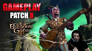 Baldur's Gate 3 Patch 8 Gameplay (Evil Gnome Bard & Drow Bard)
