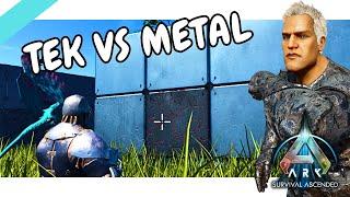 Structure Resistances Explained! Tek vs Metal Ark Ascended