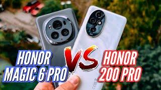 БОЛЬШОЕ СРАВНЕНИЕ  HONOR MAGIC 6 PRO vs HONOR 200 PRO