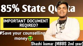 State Quota Counselling important Documents required For Neet 2021// The Apron Boy