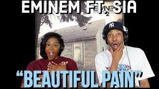 First Time Hearing Eminem ft. Sia "Beautiful Pain" Reaction | Asia and BJ