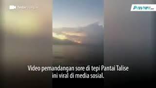 Viral suara teriakan di pantai talise, kota palu .