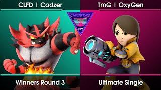 Poubelle weekly #83 - Cadzer (Incineroar) Vs. OxyGen (Mii Gunner) SSBU Ultimate Tournament