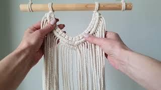 Macrame wall hanging